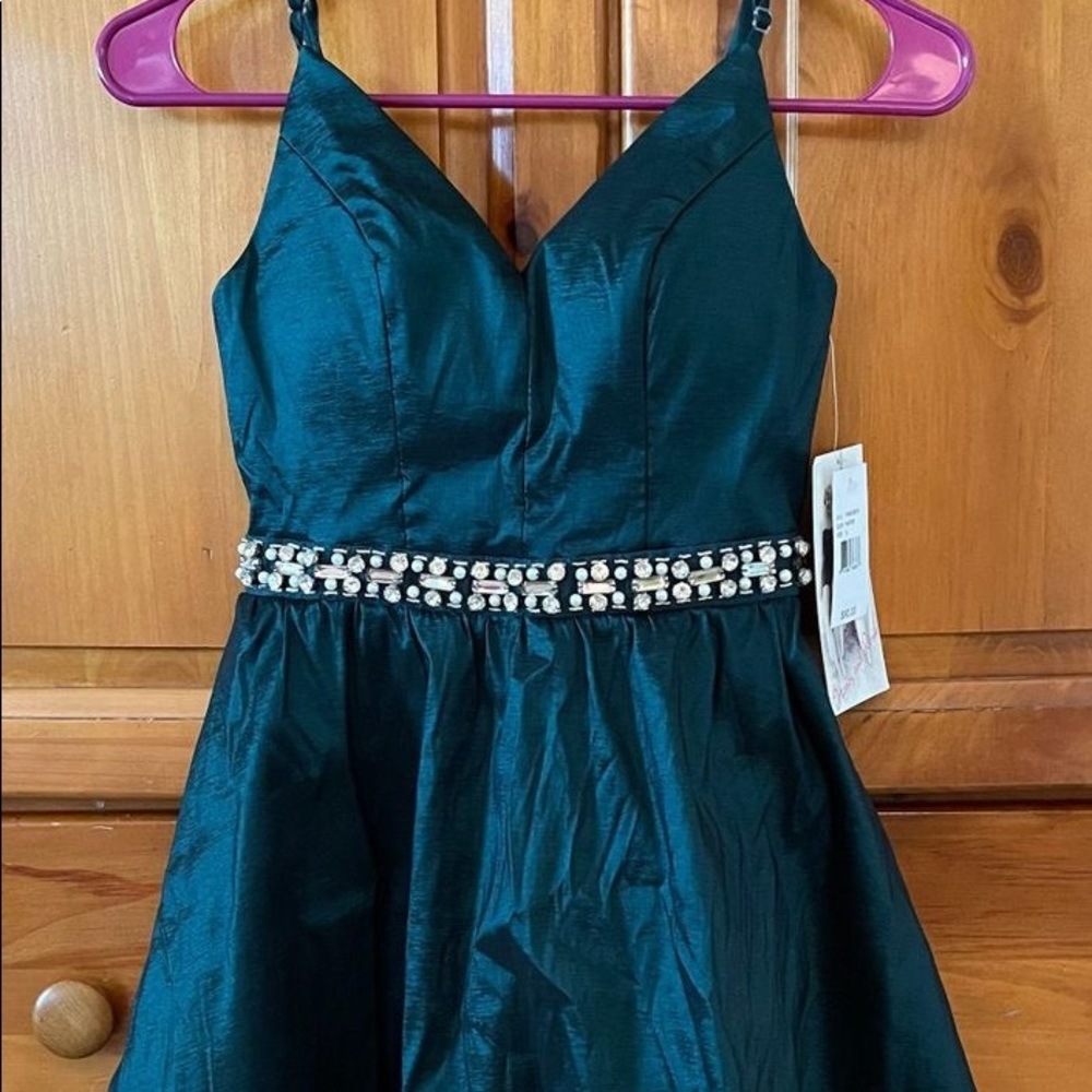 Honey and Rosie Hunter Green Dress
